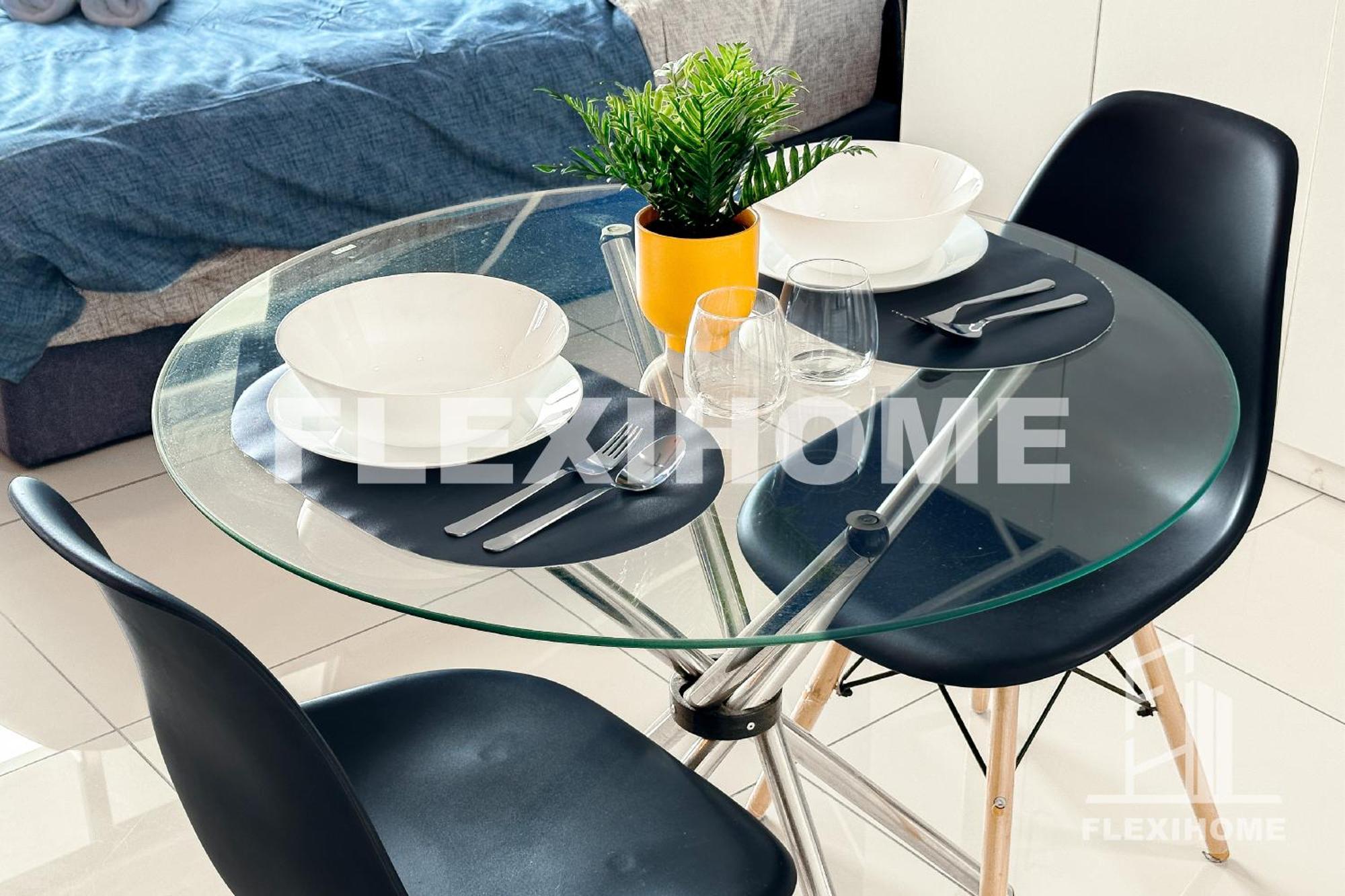Free Streaming Services-Designed Studio Home At Cybersquare, Cyberjaya By Flexihome-My Exterior photo