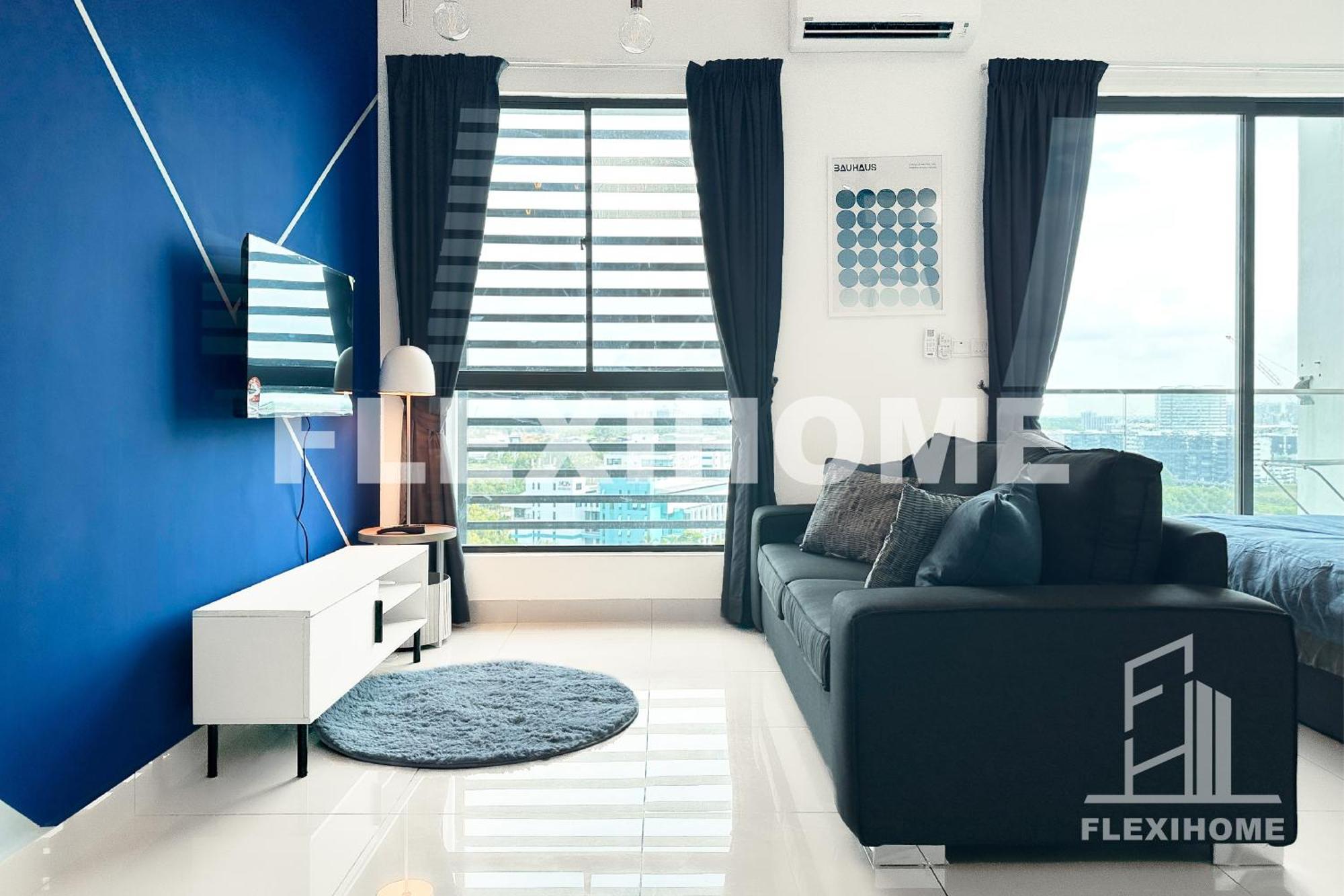 Free Streaming Services-Designed Studio Home At Cybersquare, Cyberjaya By Flexihome-My Exterior photo